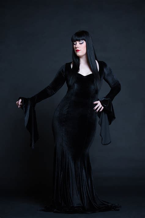 etsy morticia addams dress